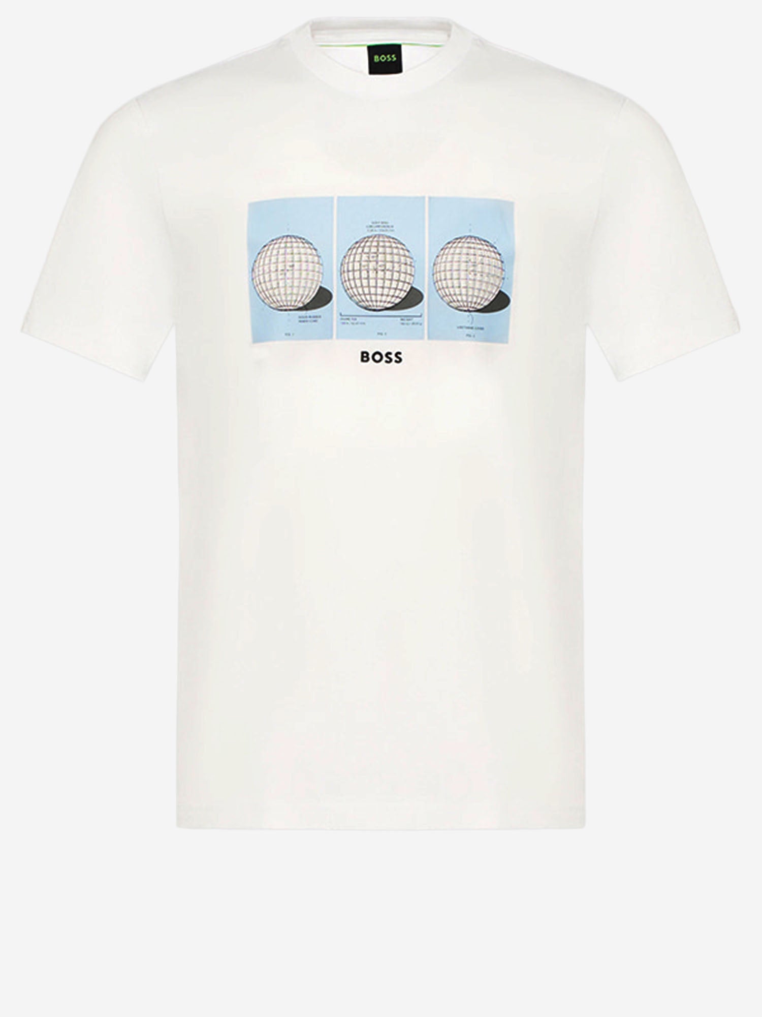 T-SHIRT IN COTONE CON STAMPA 50559353 100 HUGO BOSS 