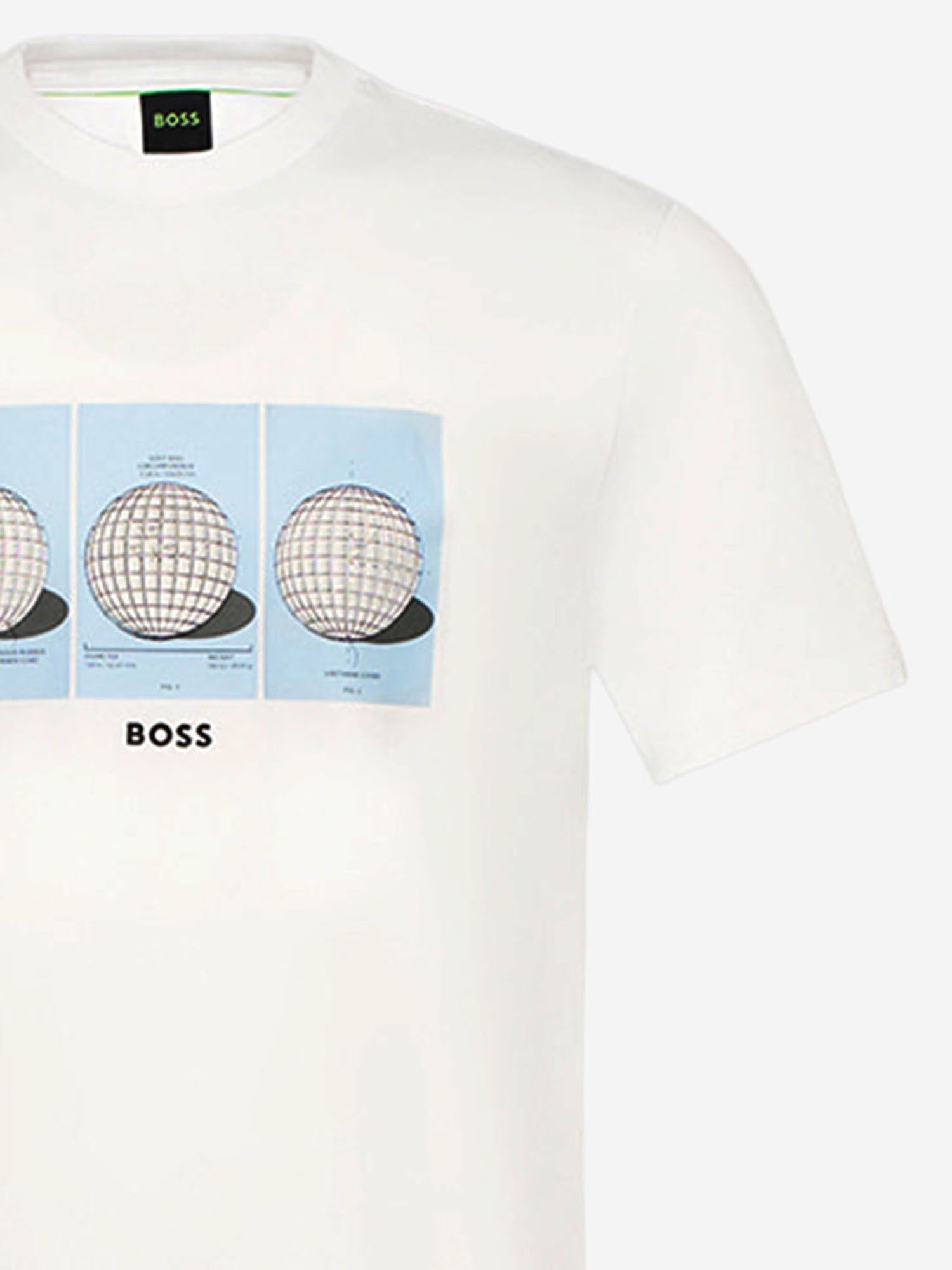 T-SHIRT IN COTONE CON STAMPA 50559353 100 HUGO BOSS 
