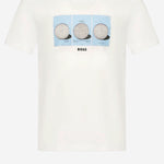 T-SHIRT IN COTONE CON STAMPA 50559353 100 HUGO BOSS 