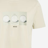 T-SHIRT IN COTONE CON STAMPA 50559353 272 HUGO BOSS 