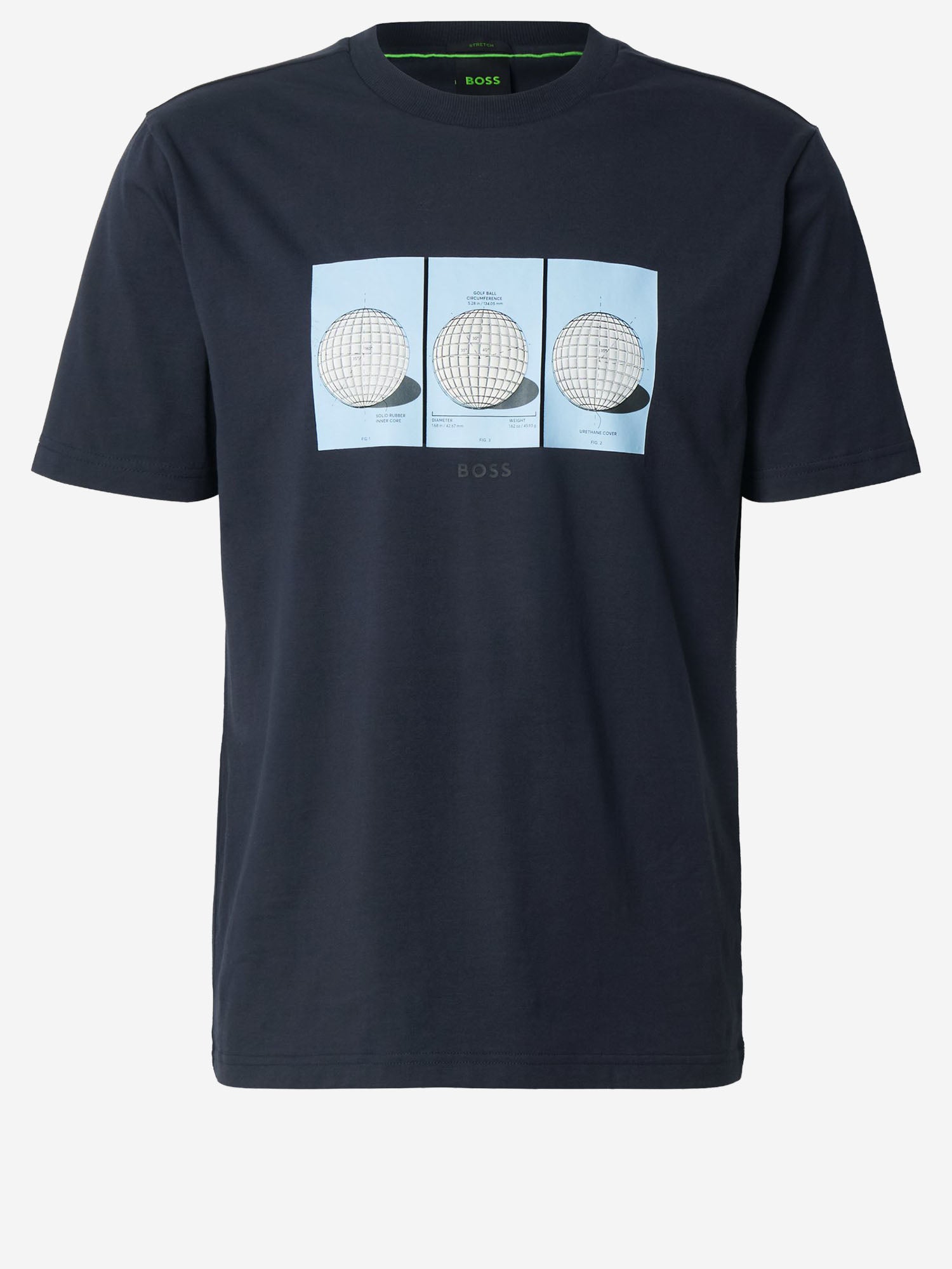 T-SHIRT IN COTONE CON STAMPA 50559353 402 HUGO BOSS 