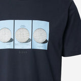 T-SHIRT IN COTONE CON STAMPA 50559353 402 HUGO BOSS 