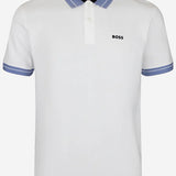 POLO IN COTONE STRETCH 50559369 100 HUGO BOSS 