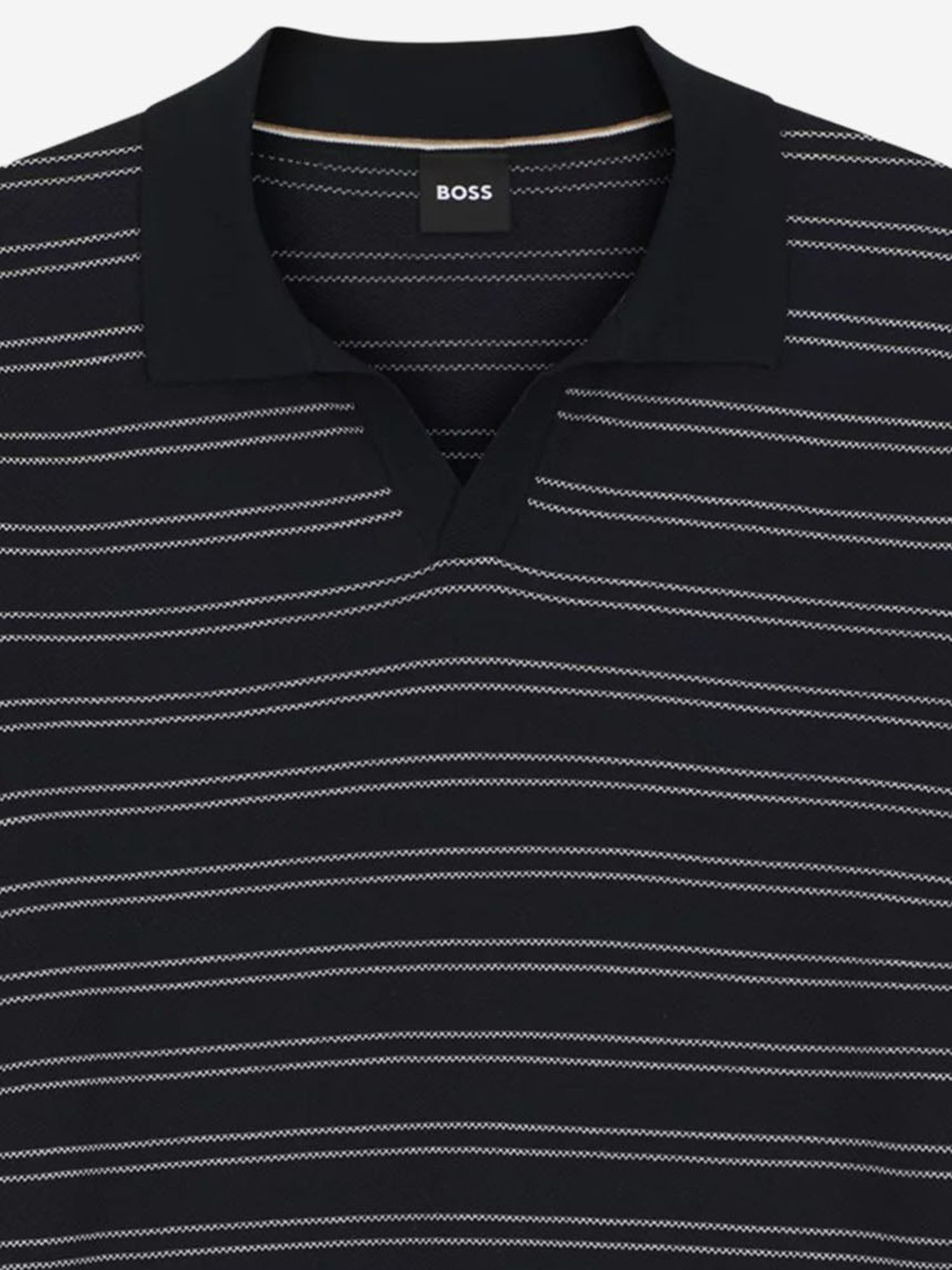POLO IN MISTO COTONE A RIGHE 50560483 403 HUGO BOSS 
