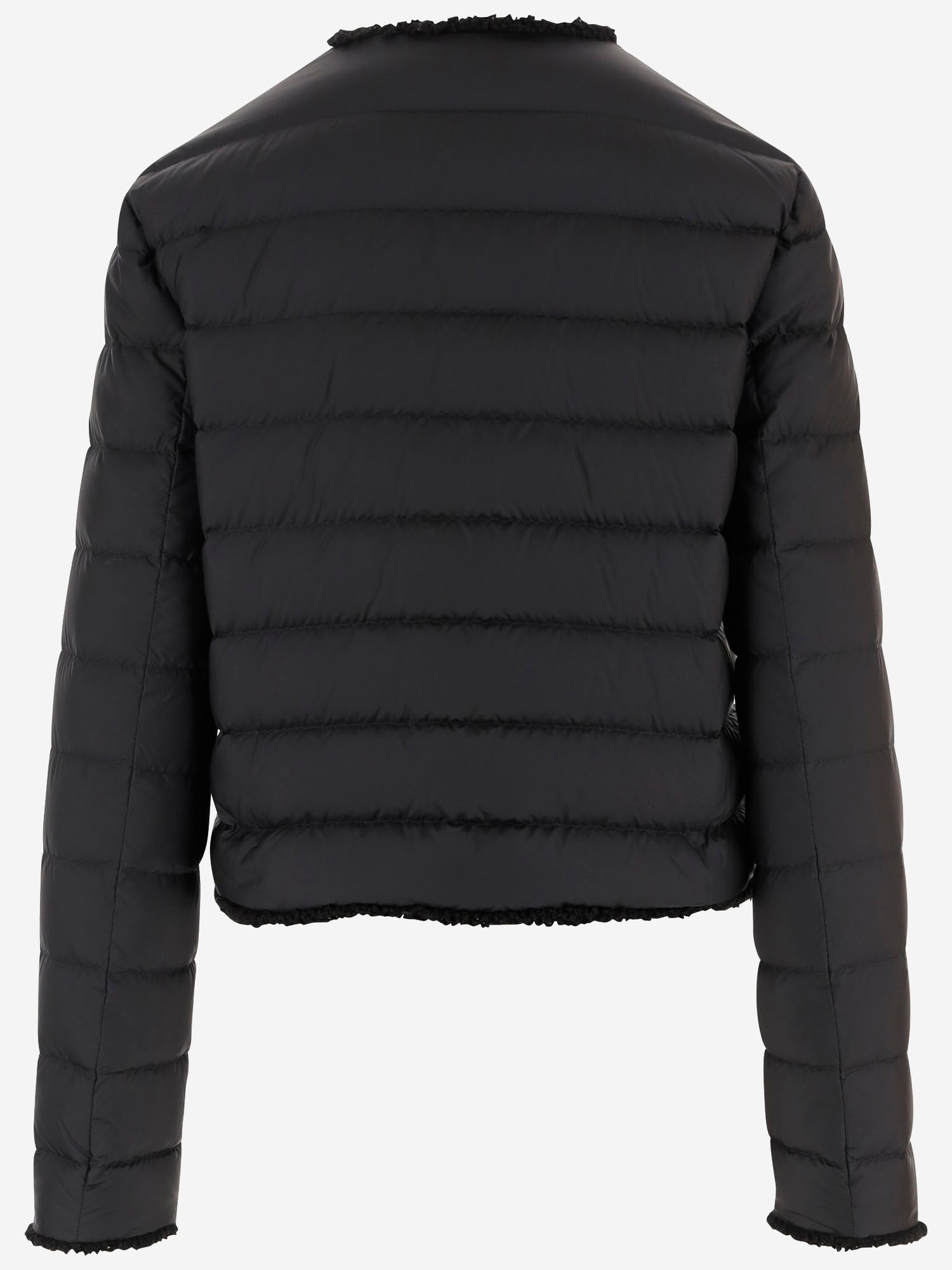 PIUMINO CORTO FLEURS CON FINITURE BOUCLÉ 1A00104 597YF999 MONCLER 
