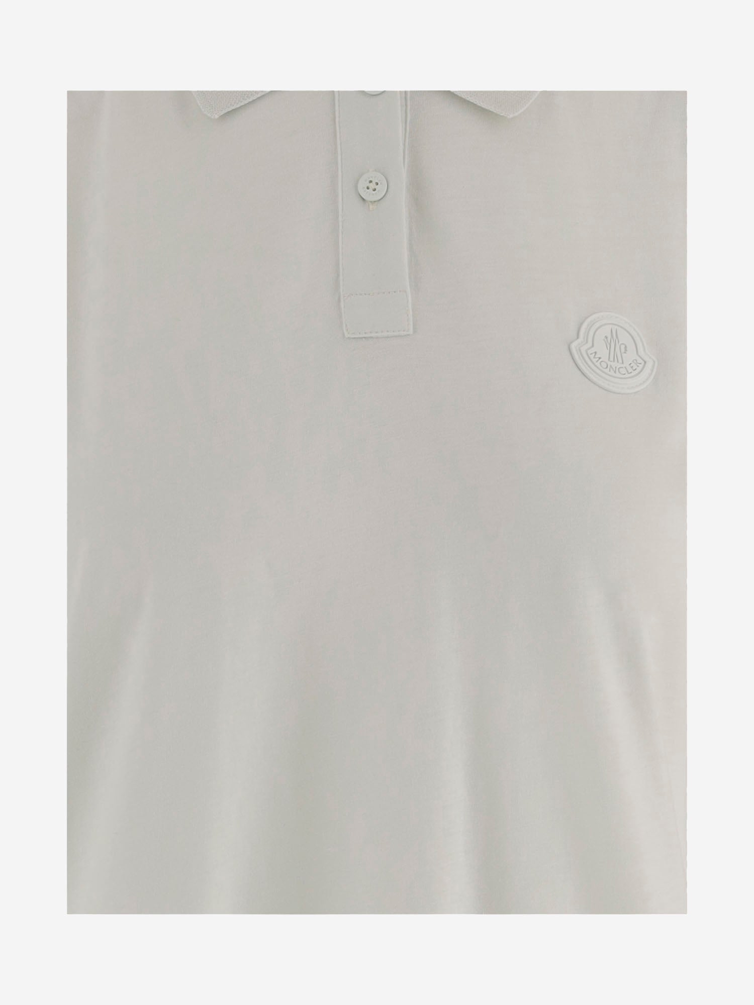 POLO IN COTONE CON LOGO 8A00003 89AZ0804 MONCLER 