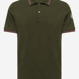 Polo in cotone con logo 8A00005 89A16818 MONCLER 