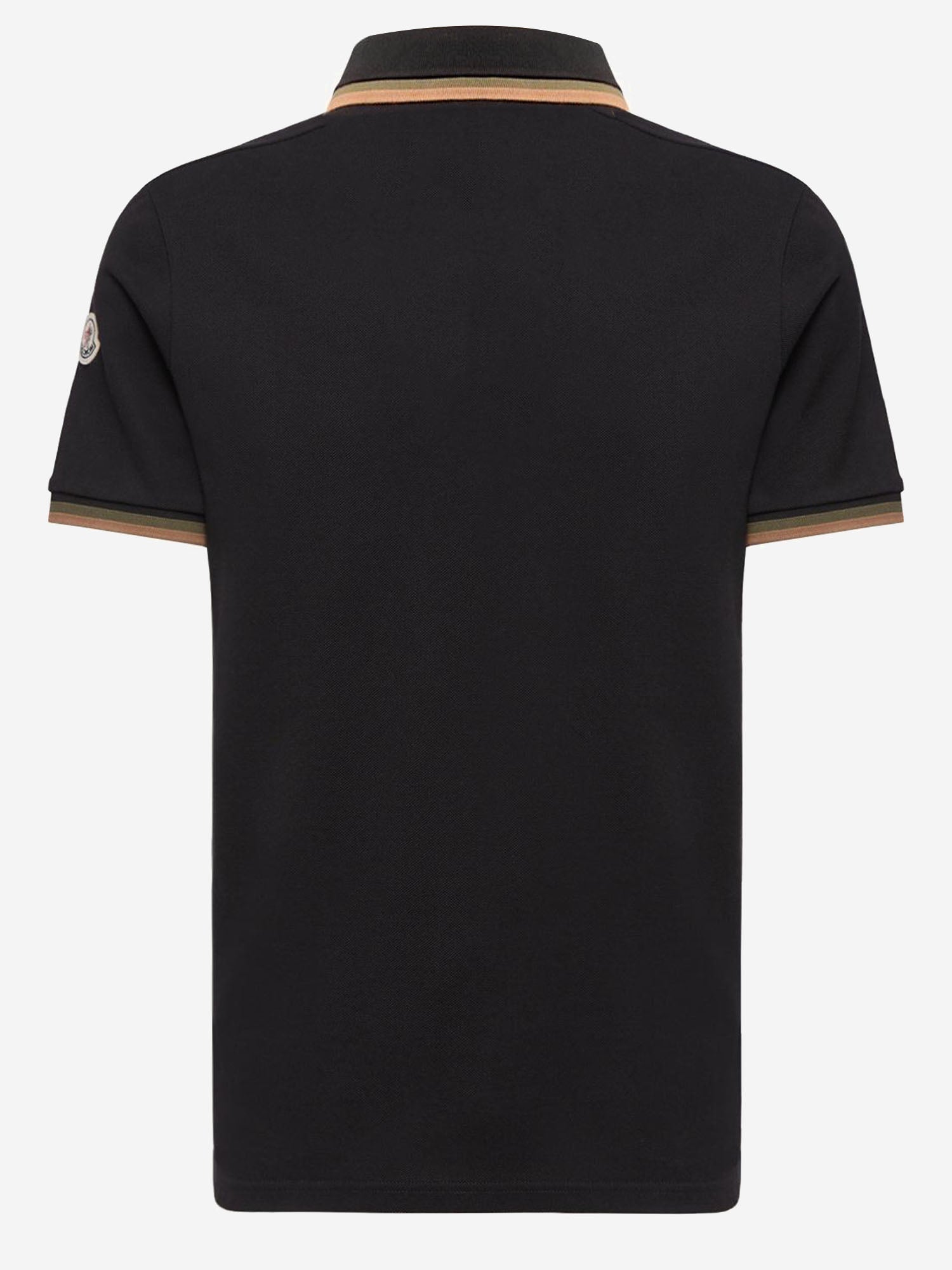 Polo in cotone con logo 8A00005 89A16999 MONCLER 