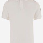 POLO IN COTONE CON BANDA TRICOLORE 8A00031 89A16034 MONCLER 