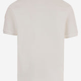 POLO IN COTONE CON BANDA TRICOLORE 8A00031 89A16034 MONCLER 