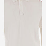 POLO IN COTONE CON BANDA TRICOLORE 8A00031 89A16034 MONCLER 