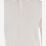 POLO IN COTONE CON BANDA TRICOLORE 8A00031 89A16034 MONCLER 