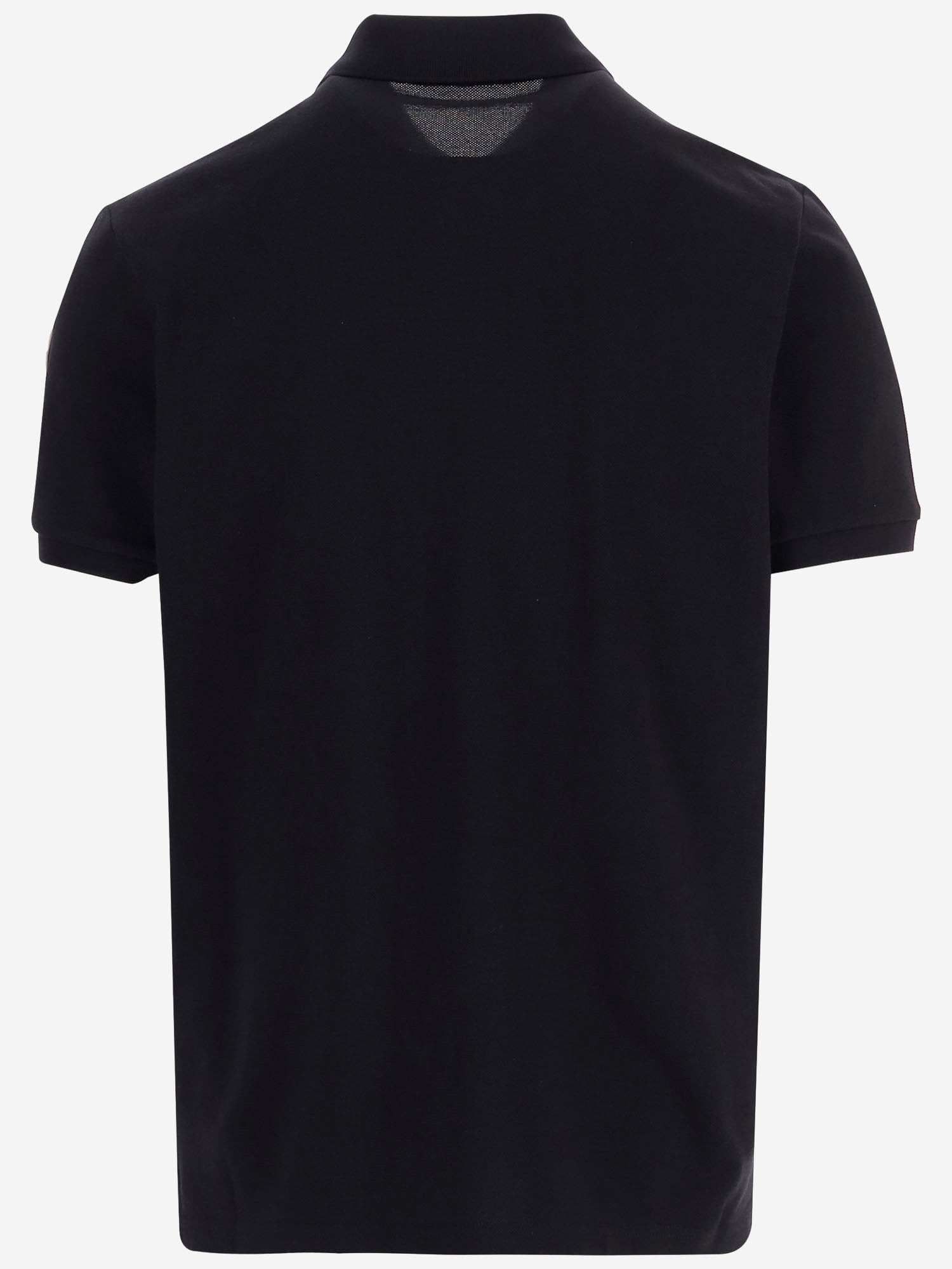 POLO IN COTONE CON BANDA TRICOLORE 8A00031 89A1677X MONCLER 