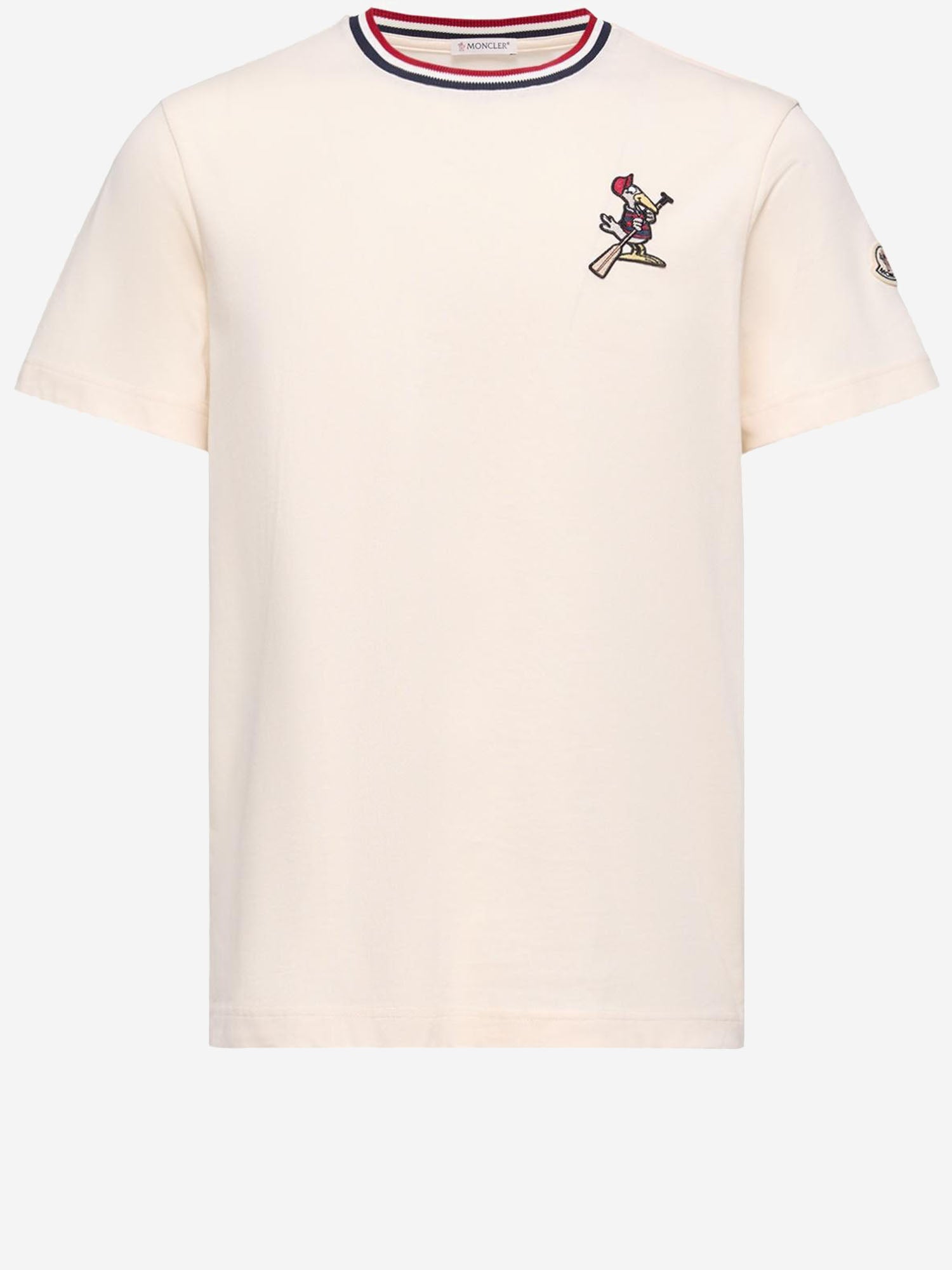 T-SHIRT IN COTONE CON LOGO MONDUCK 8C00012 89AYY060 MONCLER 