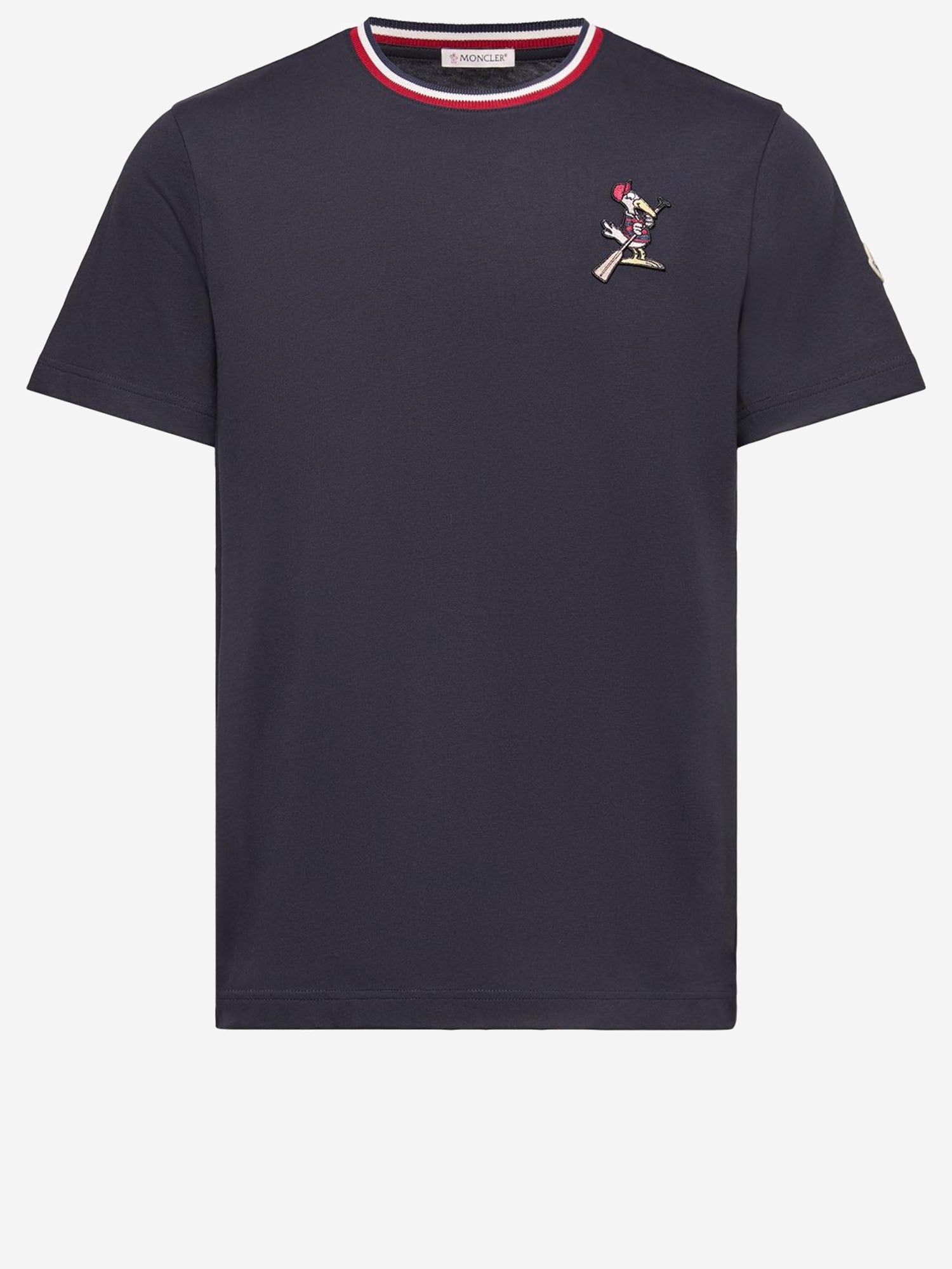 T-SHIRT IN COTONE CON LOGO MONDUCK 8C00012 89AYY742 MONCLER 