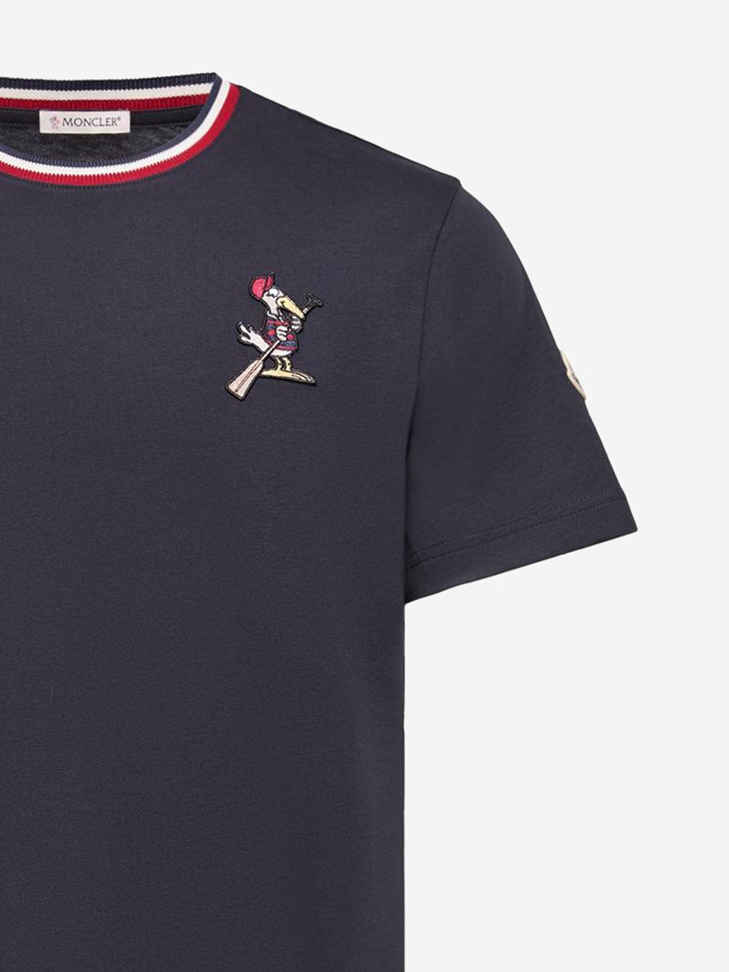 T-SHIRT IN COTONE CON LOGO MONDUCK 8C00012 89AYY742 MONCLER 