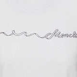 T-SHIRT IN COTONE CON LOGO 8C00017 89B8Y00A MONCLER 