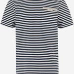 T-SHIRT A RIGHE IN COTONE STRETCH 8C00024 89BBEP70 MONCLER 