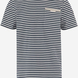 T-SHIRT A RIGHE IN COTONE STRETCH 8C00024 89BBEP70 MONCLER 