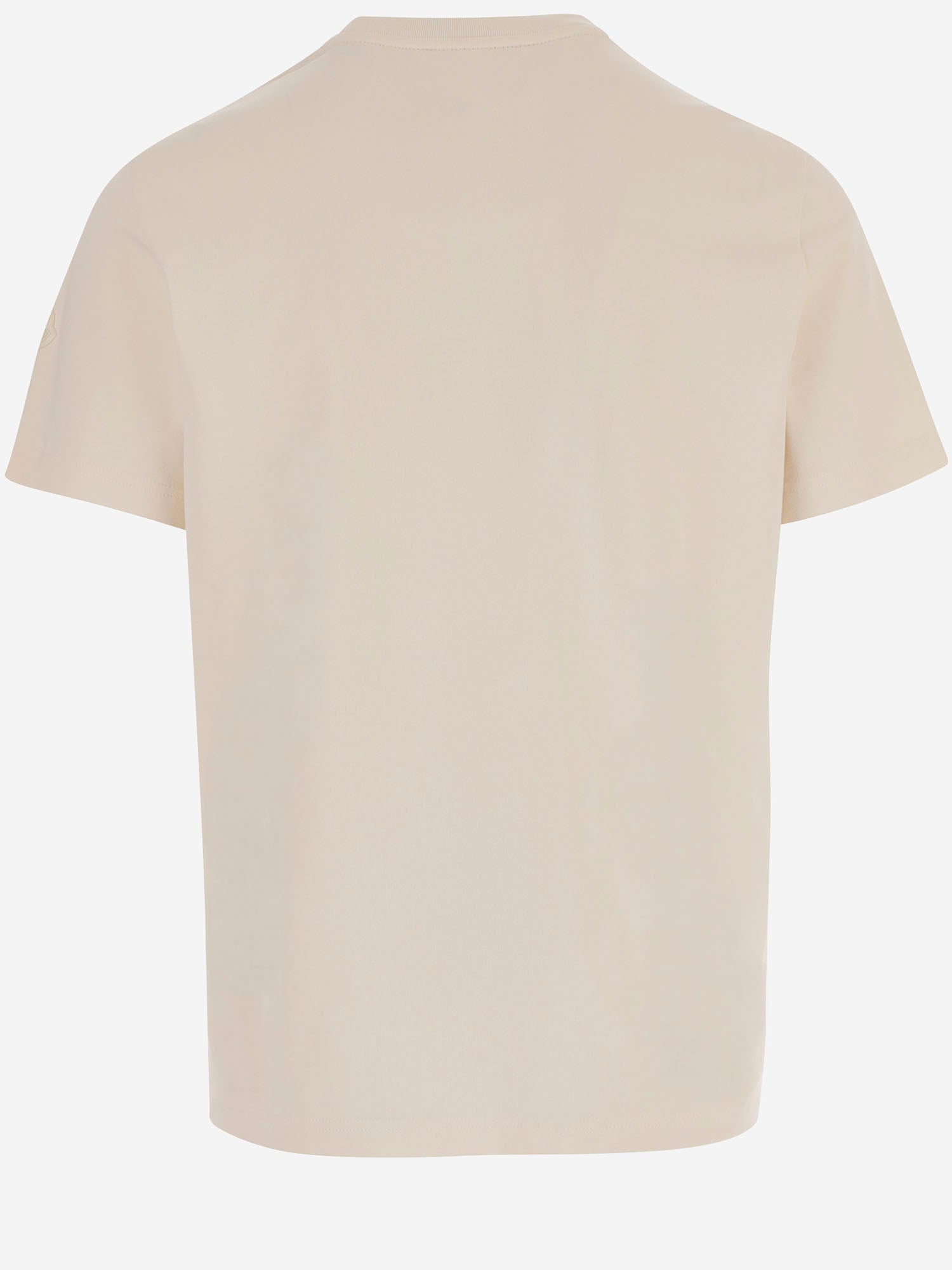T-SHIRT IN COTONE CON STAMPA LOGO 8C00025 89AUG21L MONCLER 