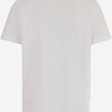 T-SHIRT IN COTONE CON STAMPA LOGO 8C00035 89AUG00A MONCLER 