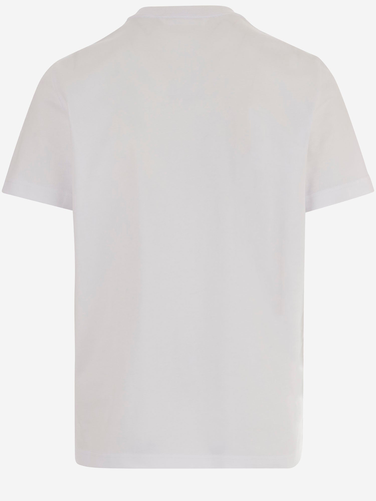 T-SHIRT IN COTONE CON STAMPA LOGO 8C00035 89AUG00A MONCLER 