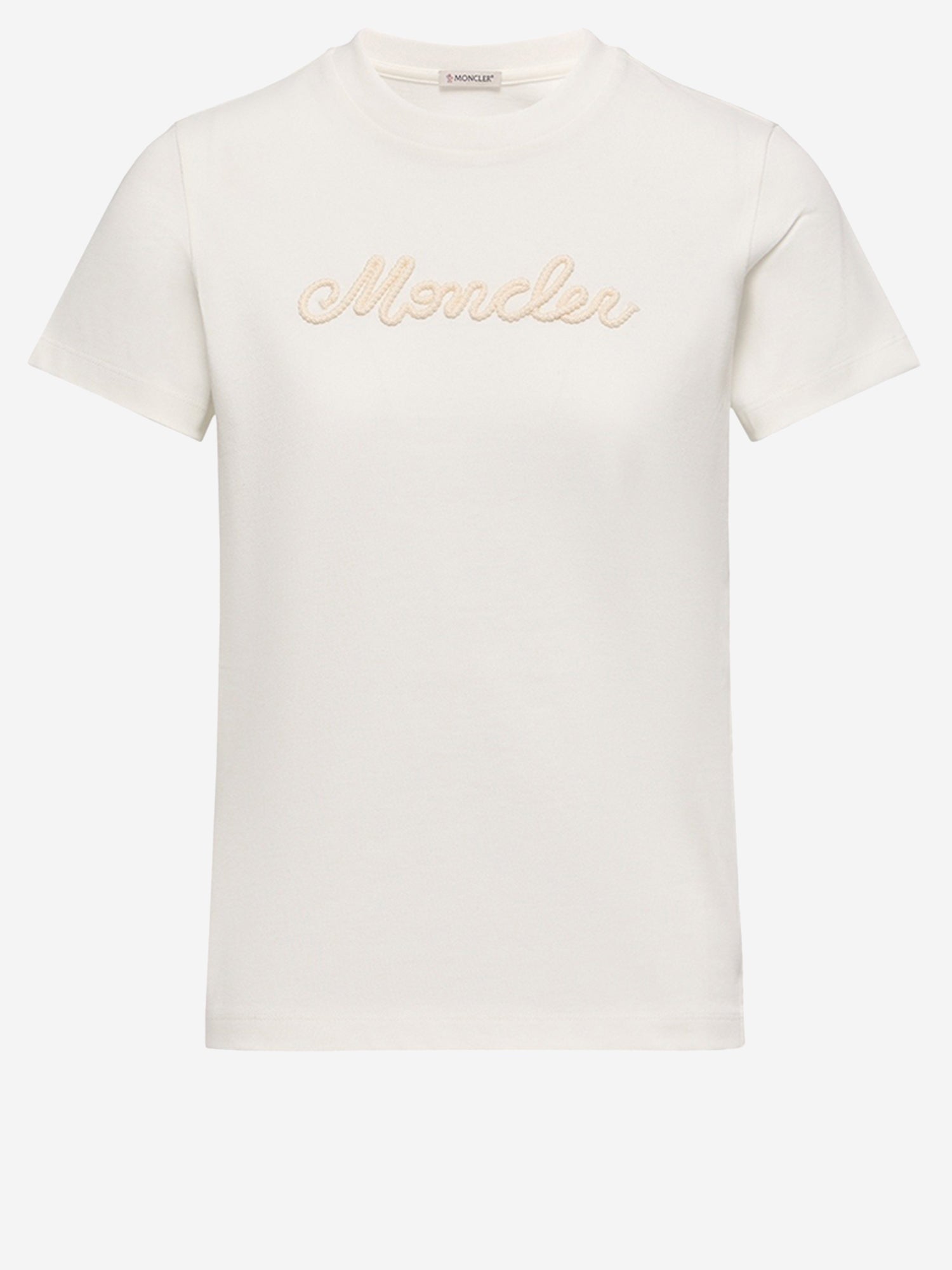 T-SHIRT IN COTONE CON LOGO RICAMATO 8C00051 89AUG034 MONCLER 