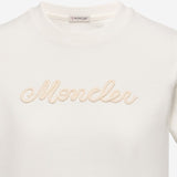 T-SHIRT IN COTONE CON LOGO RICAMATO 8C00051 89AUG034 MONCLER 