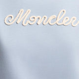 T-SHIRT IN COTONE CON LOGO RICAMATO 8C00051 89AUG700 MONCLER 