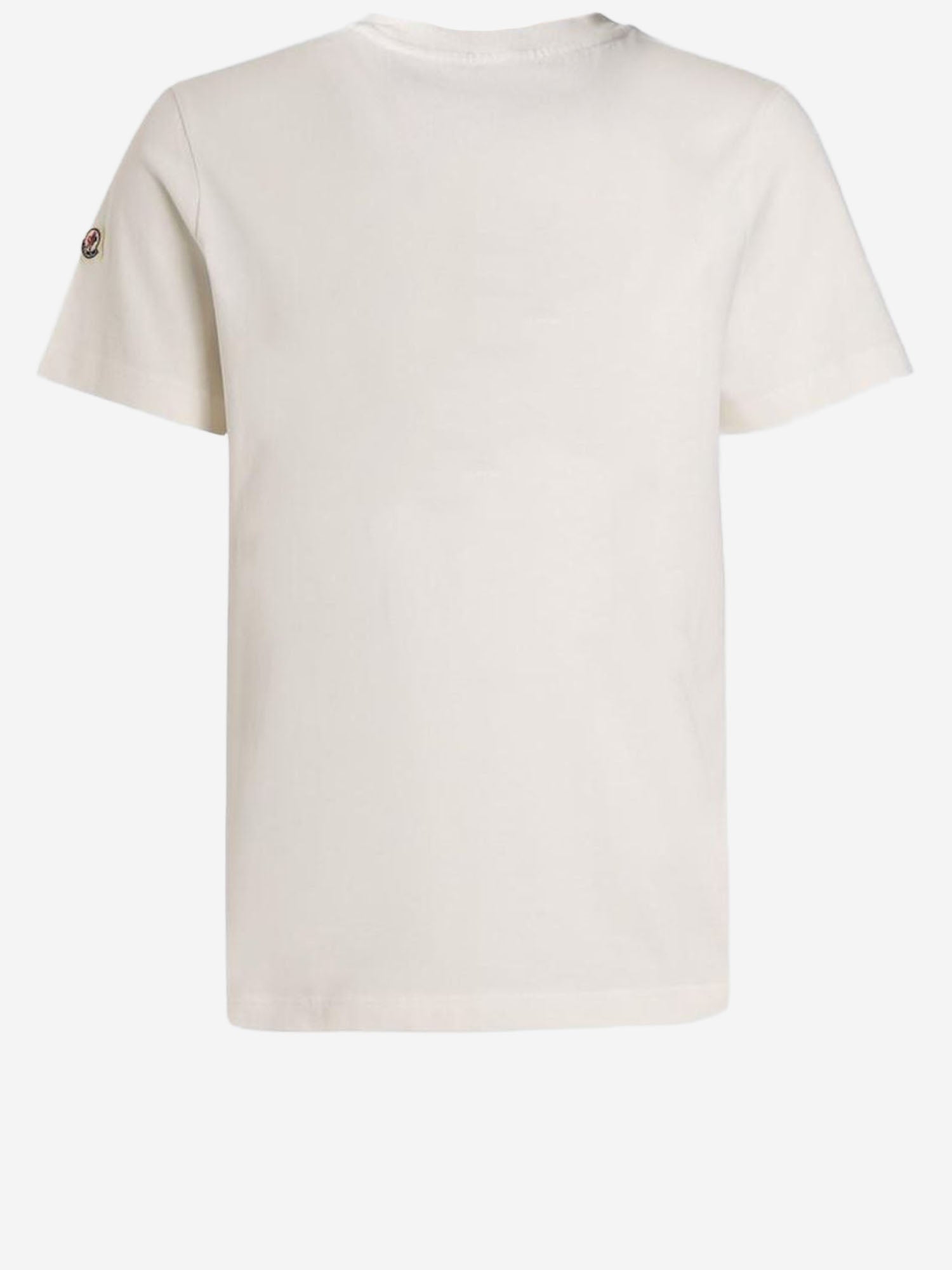 T-SHIRT IN COTONE CON LOGO RICAMATO 8C00053 89B8U034 MONCLER 