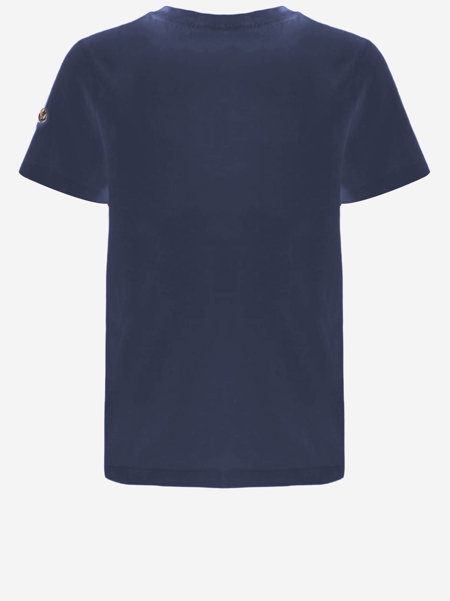 T-SHIRT IN COTONE CON LOGO RICAMATO 8C00053 89B8U78E MONCLER 