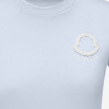T-SHIRT IN COTONE CON LOGO RICAMATO 8C00061 89AUO700 MONCLER 