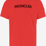 T-SHIRT IN COTONE CON LOGO 8C00075 89B8U455 MONCLER 