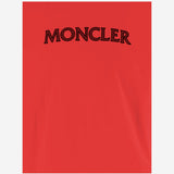 T-SHIRT IN COTONE CON LOGO 8C00075 89B8U455 MONCLER 