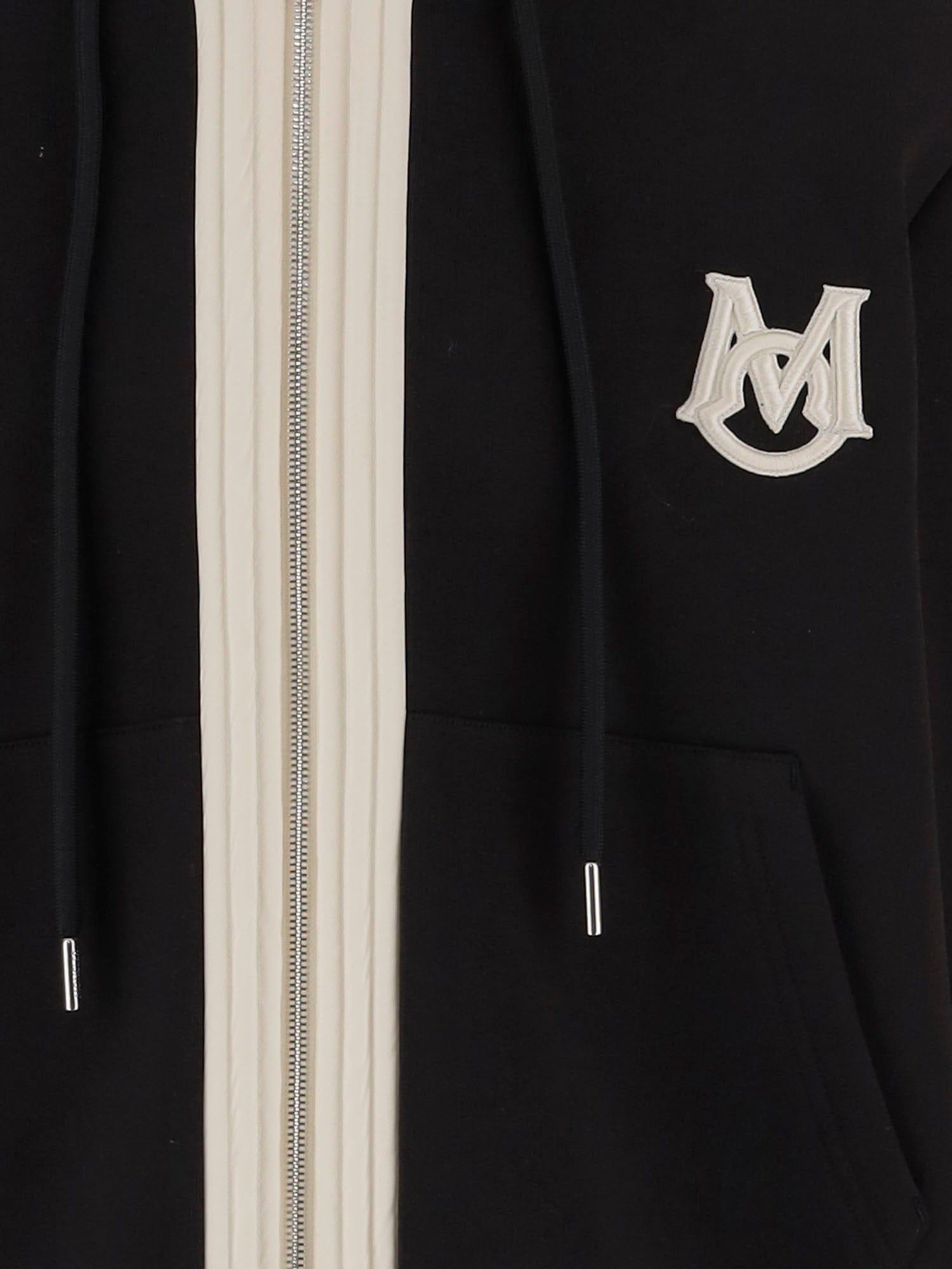 MAGLIA IN COTONE CON ZIP E CAPPUCCIO 8G00019 899V4999 MONCLER 