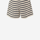 PANTALONI CORTI IN COTONE A RIGHE 8H00010 89BEBF07 MONCLER 