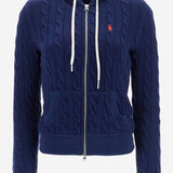 FELPA IN COTONE CON LAVORAZIONE A TRECCE 211959124 001 POLO RALPH LAUREN 