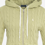 FELPA IN COTONE CON LAVORAZIONE A TRECCE 211959124 501 POLO RALPH LAUREN 