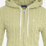 FELPA IN COTONE CON LAVORAZIONE A TRECCE 211959124 501 POLO RALPH LAUREN 