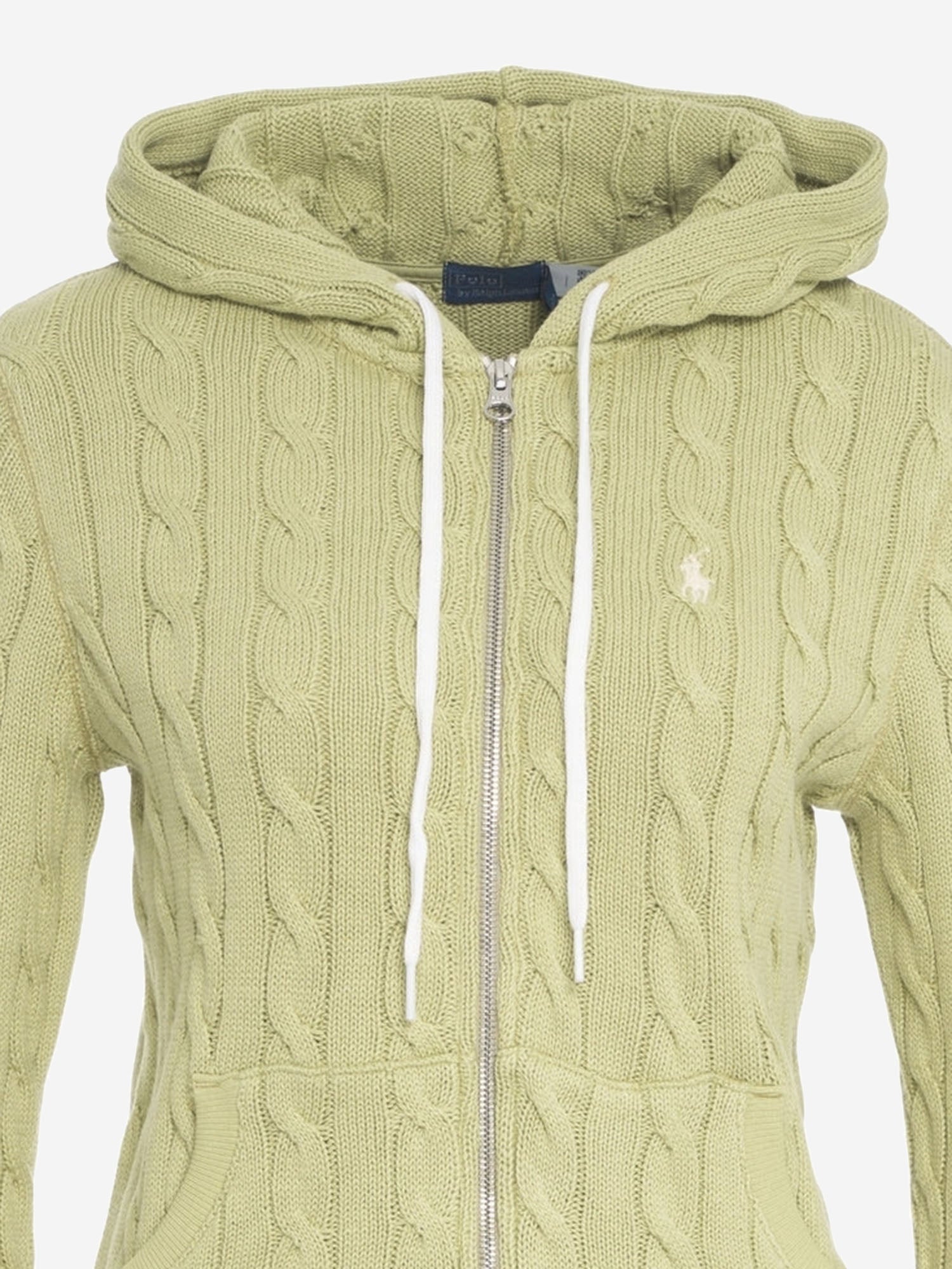FELPA IN COTONE CON LAVORAZIONE A TRECCE 211959124 501 POLO RALPH LAUREN 