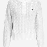 MAGLIA IN COTONE CON LAVORAZIONE A TRECCE 211963467 001 POLO RALPH LAUREN 