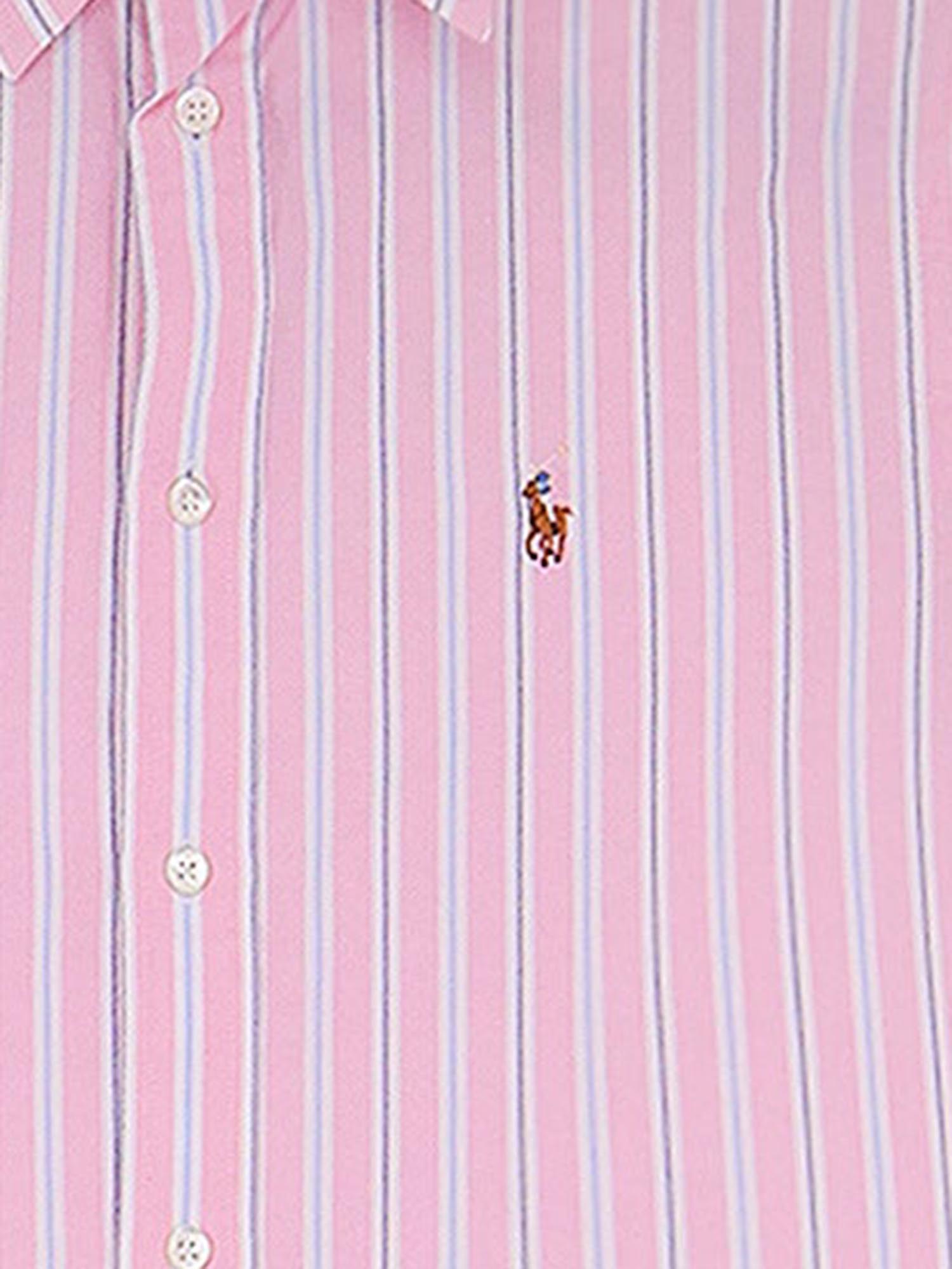 Camicia a righe con logo 211970739 502 POLO RALPH LAUREN 