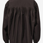 CAMICIA IN COTONE E SETA CON MANICHE ARRICCIATE 211971508 500 POLO RALPH LAUREN 