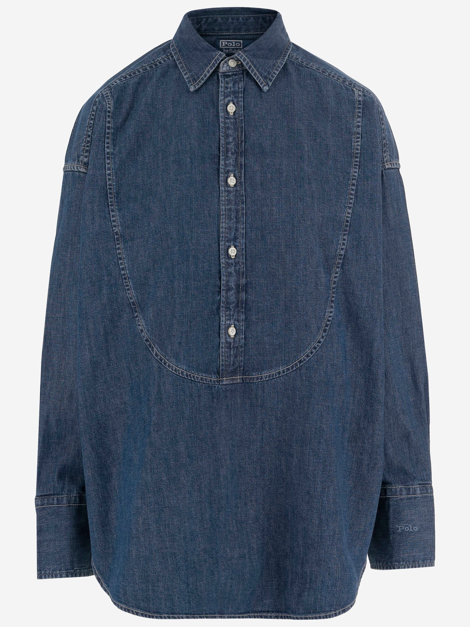 CAMICIA IN DENIM CON CUCITURE CURVE 211A93906 001 POLO RALPH LAUREN 