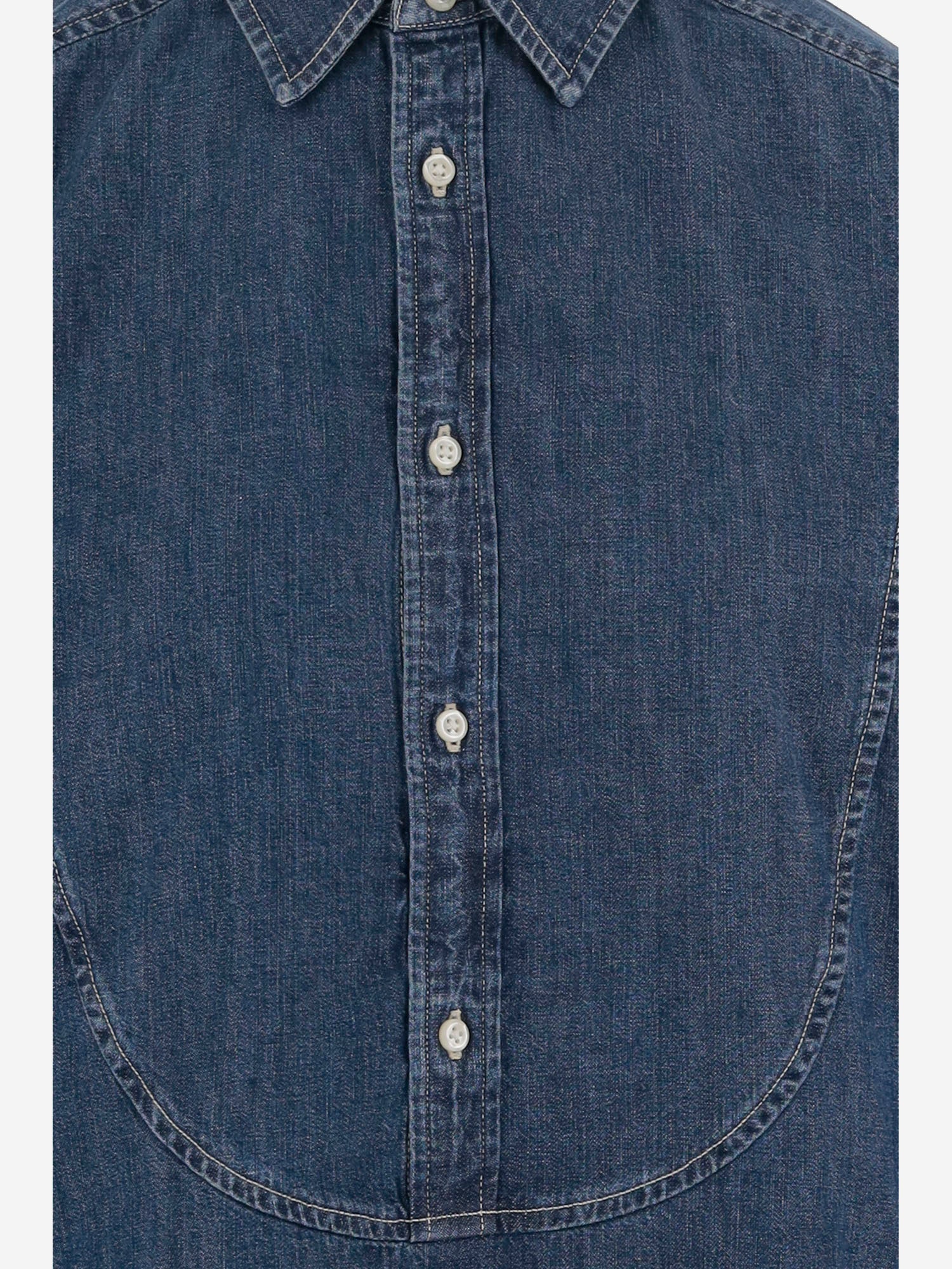 CAMICIA IN DENIM CON CUCITURE CURVE 211A93906 001 POLO RALPH LAUREN 