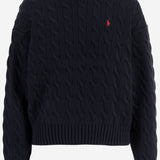 Maglione in cotone con logo 211A96245 001 POLO RALPH LAUREN 