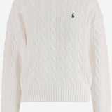Maglione in cotone con logo 211A96245 003 POLO RALPH LAUREN 