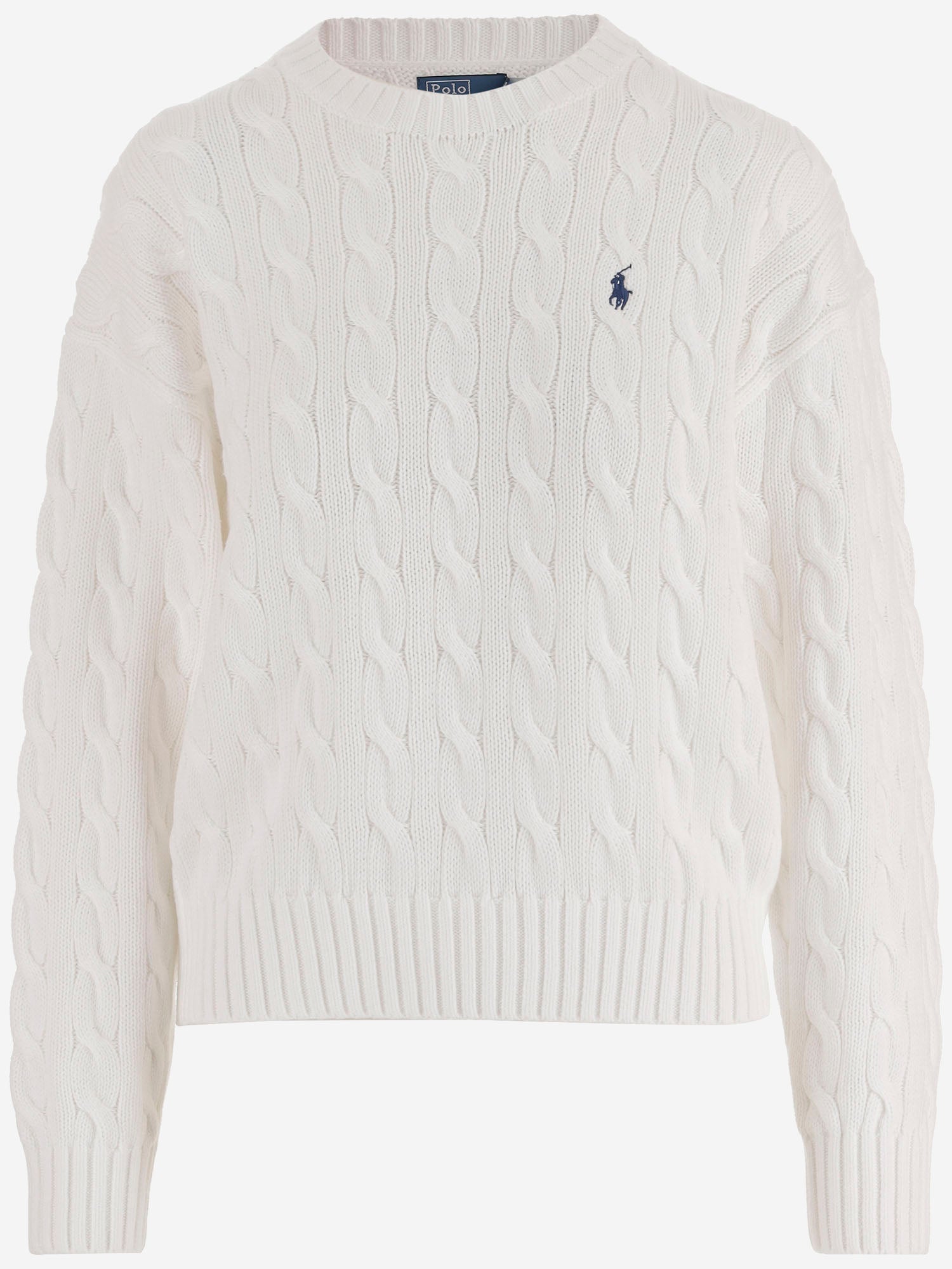 Maglione in cotone con logo 211A96245 003 POLO RALPH LAUREN 
