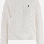 Maglione in cotone con logo 211A96245 003 POLO RALPH LAUREN 