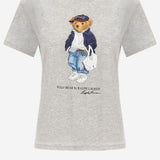 T-SHIRT IN COTONE CON STAMPA POLO BEAR 211A96261 001 POLO RALPH LAUREN 